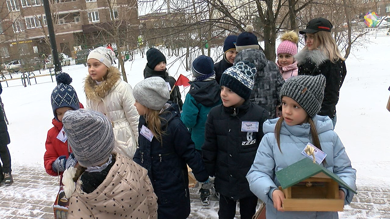 Подольские школьники смастерили дома для птиц. Политика и общество