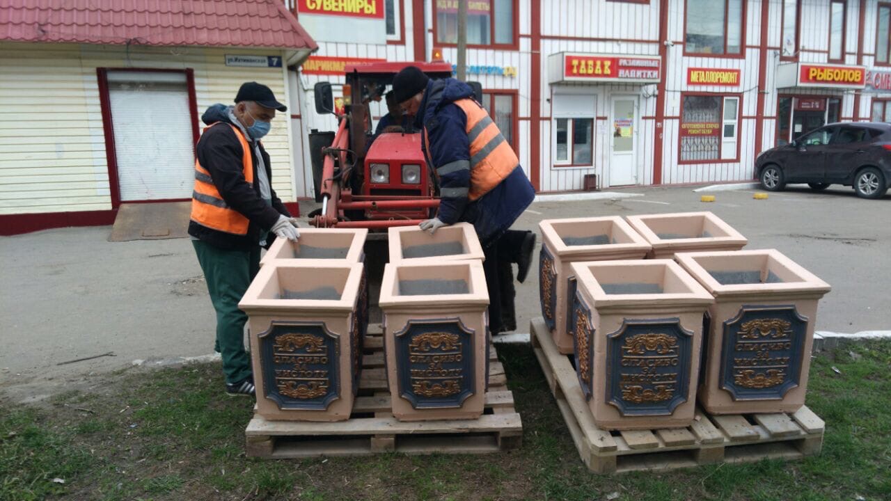 Подольск готовится к майским праздникам. ЖКХ