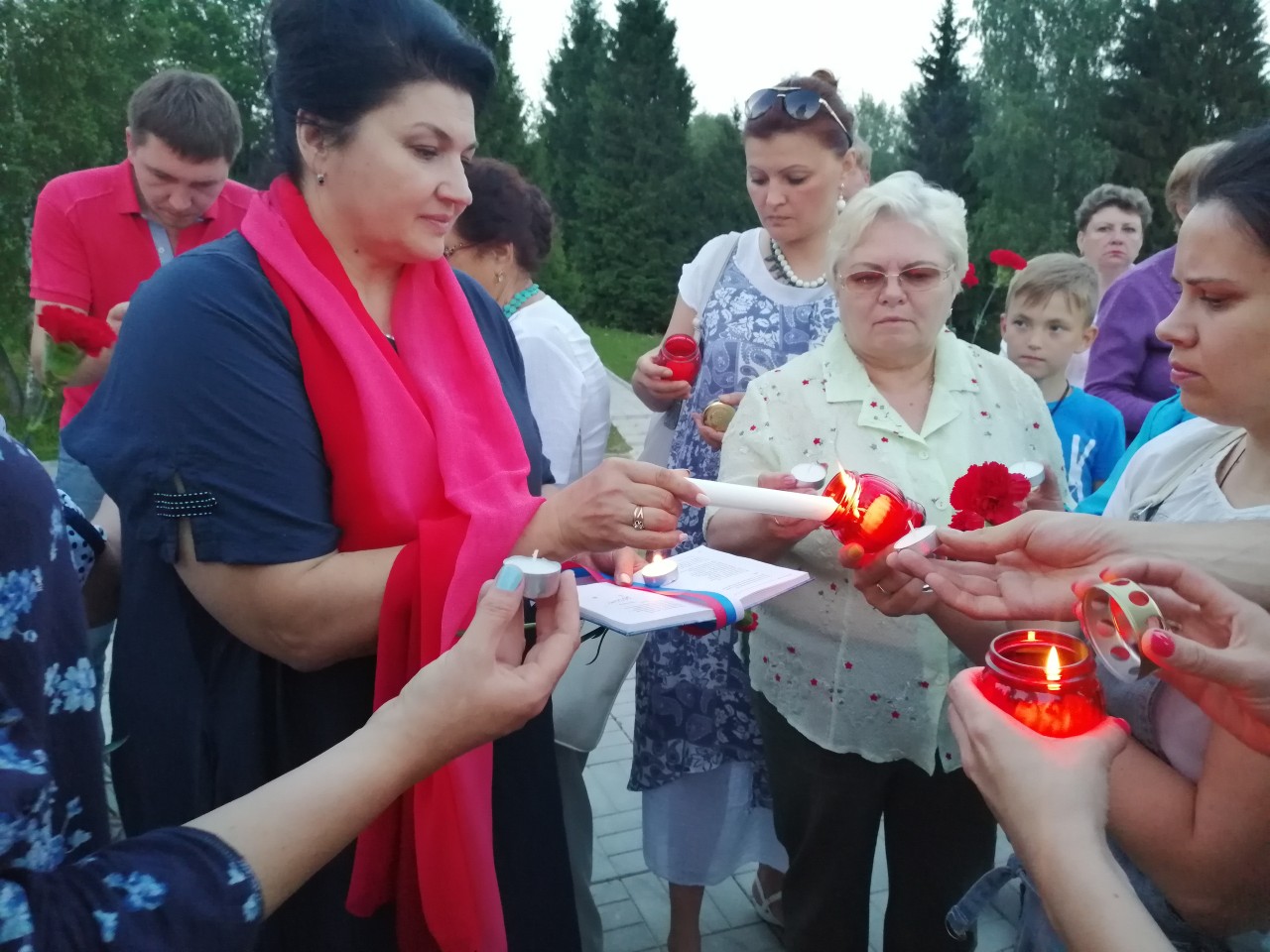 В Подольске прошла акция «Свеча памяти». Политика и общество