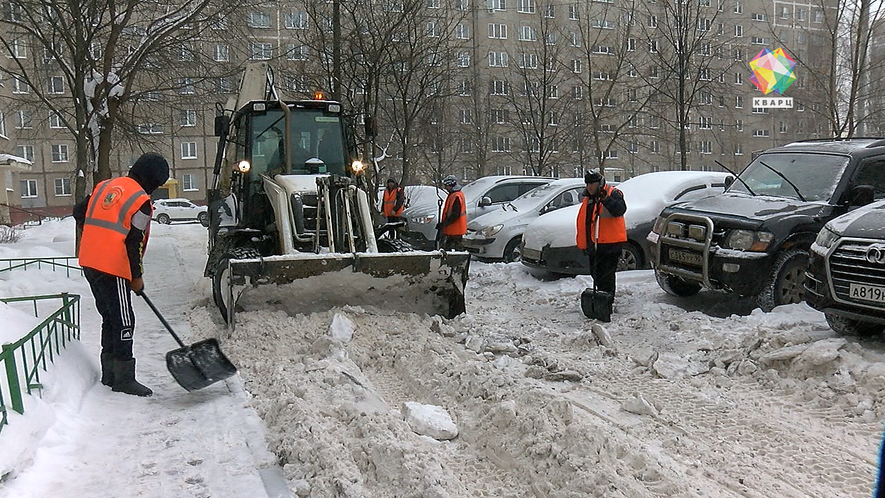 Подольск освобождают от «снежного плена». ЖКХ