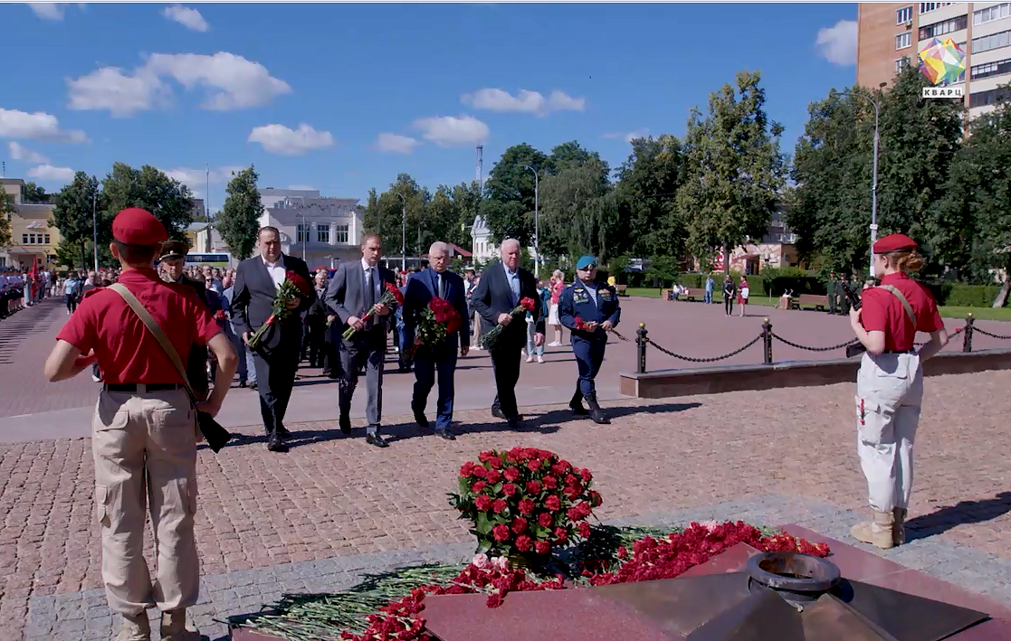 В День памяти и скорби в Подольске проходят церемонии возложения цветов и  венков. Политика и общество