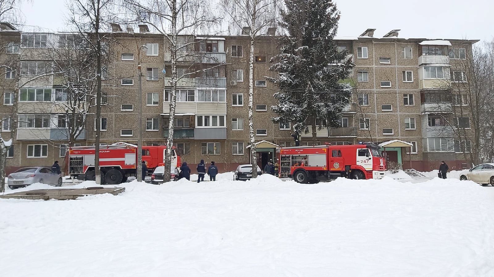 В Подольске на улице Ленинградской горела квартира. Происшествия